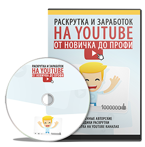 Видеокурс «Раскрутка и заработок на YouTube от новичка до профи»